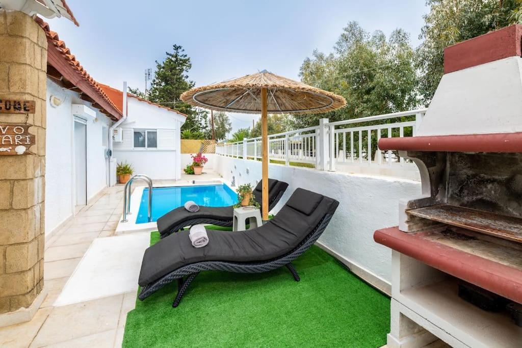 Beach House Cavo Kiotari Gennadi Bagian luar foto