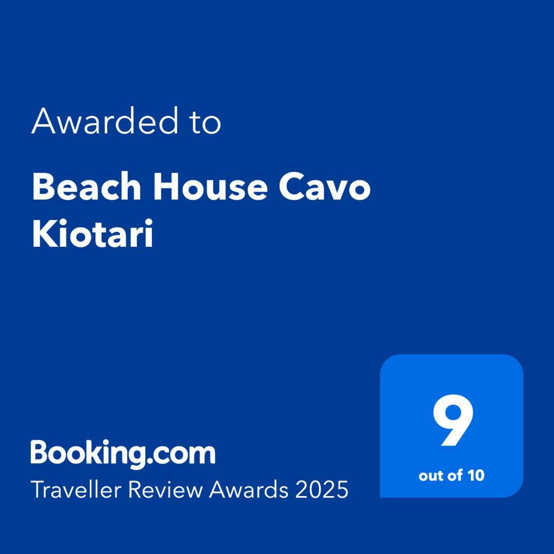 Beach House Cavo Kiotari Gennadi Bagian luar foto